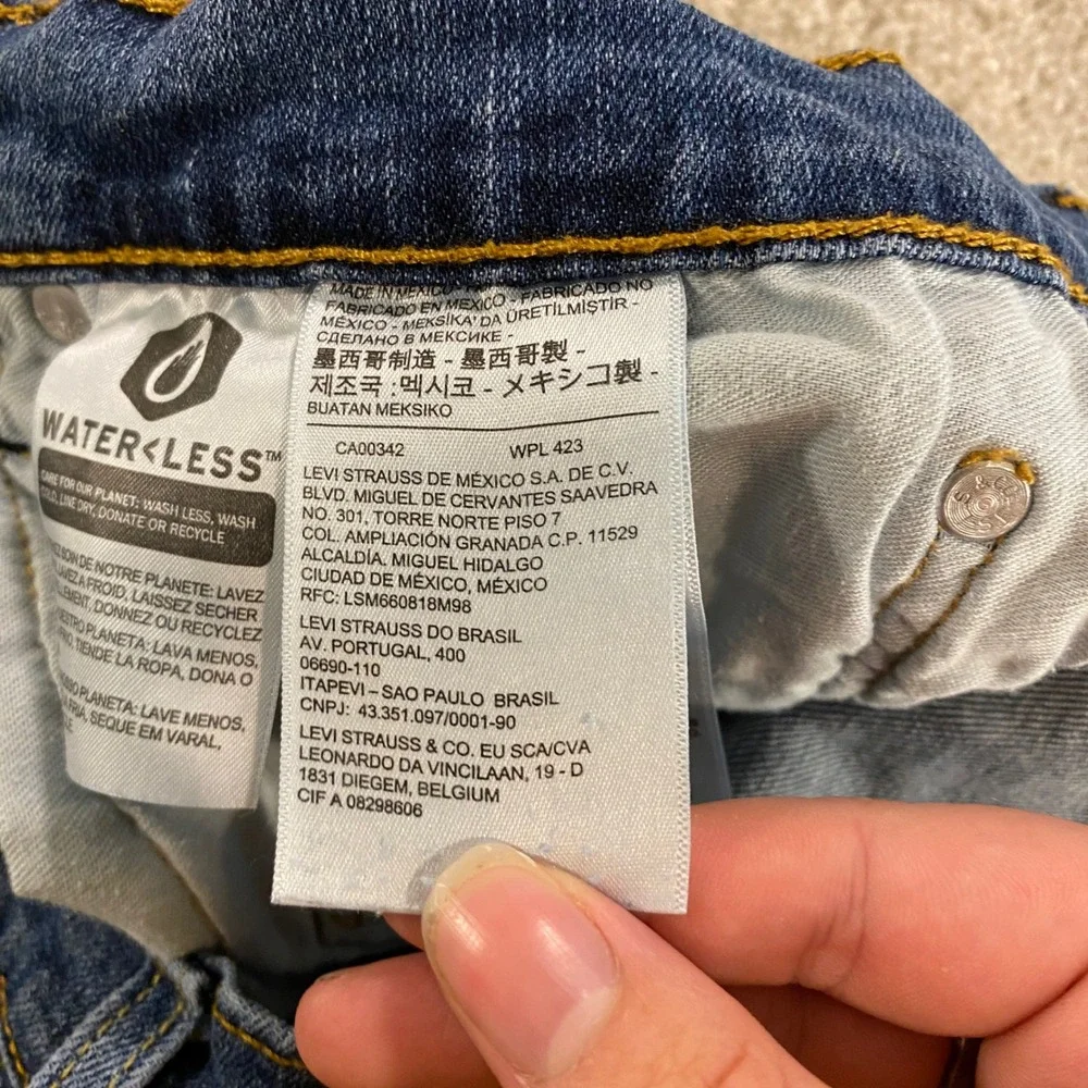 Levi's 541 Athletic Taper Jeans‎ Mens W34 L32 Blue Medium Wash Stretch
